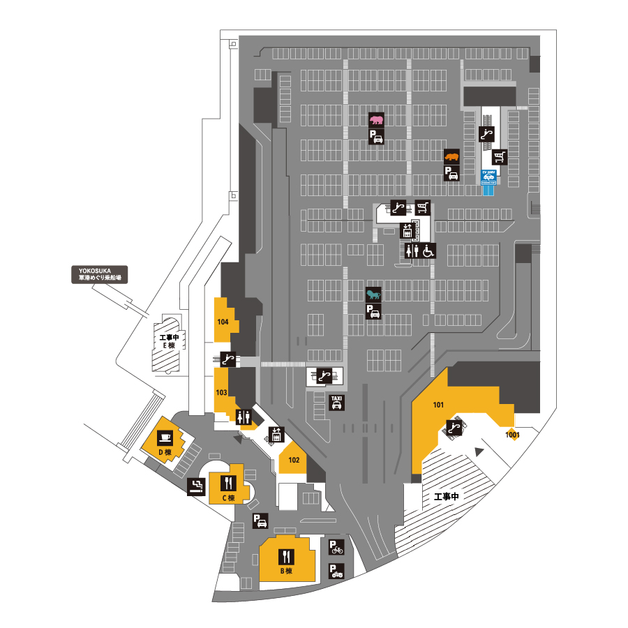 1F | フロアガイド | Coaska Bayside Stores（コースカ ベイサイド