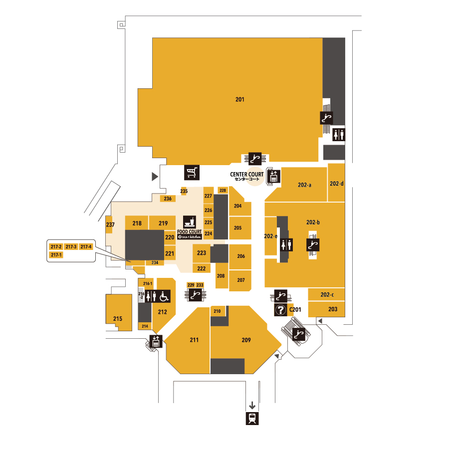 2F | フロアガイド | Coaska Bayside Stores（コースカ