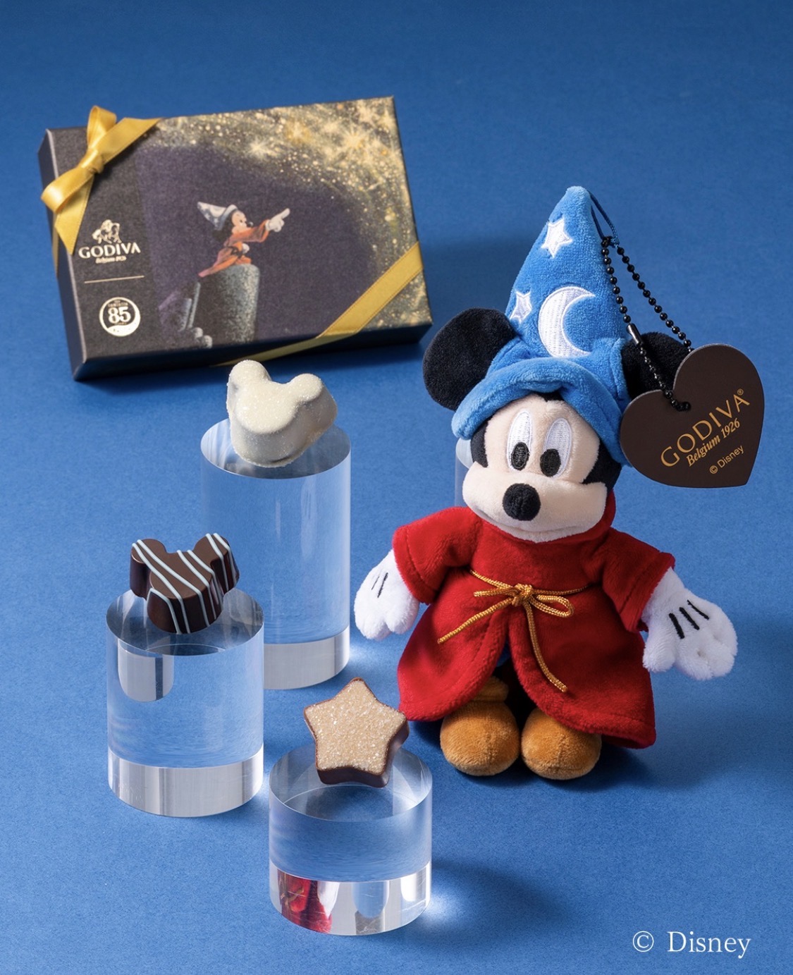 ミッキーデザインチャーム付きセット♪