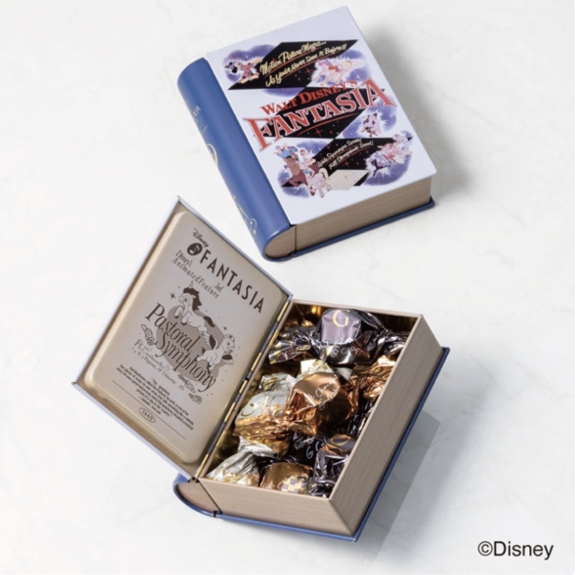 ブック形缶入のチョコレートセット♪