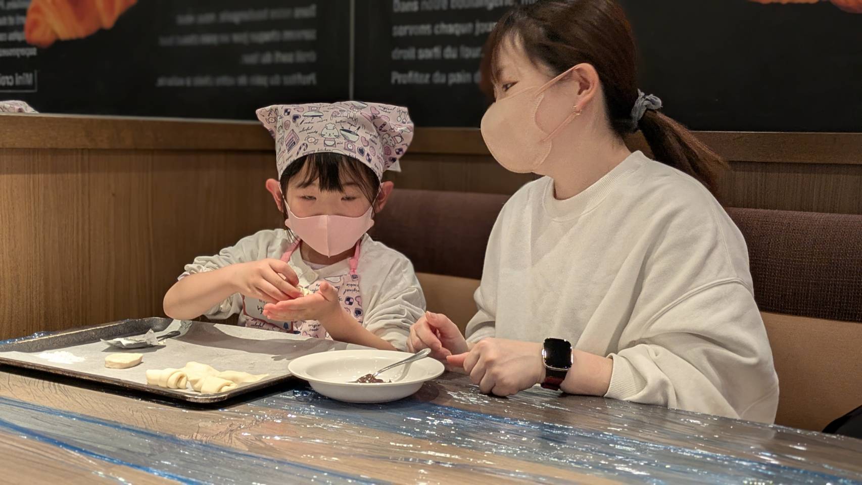 親子パン教室(コースカベイサイドストアーズ)