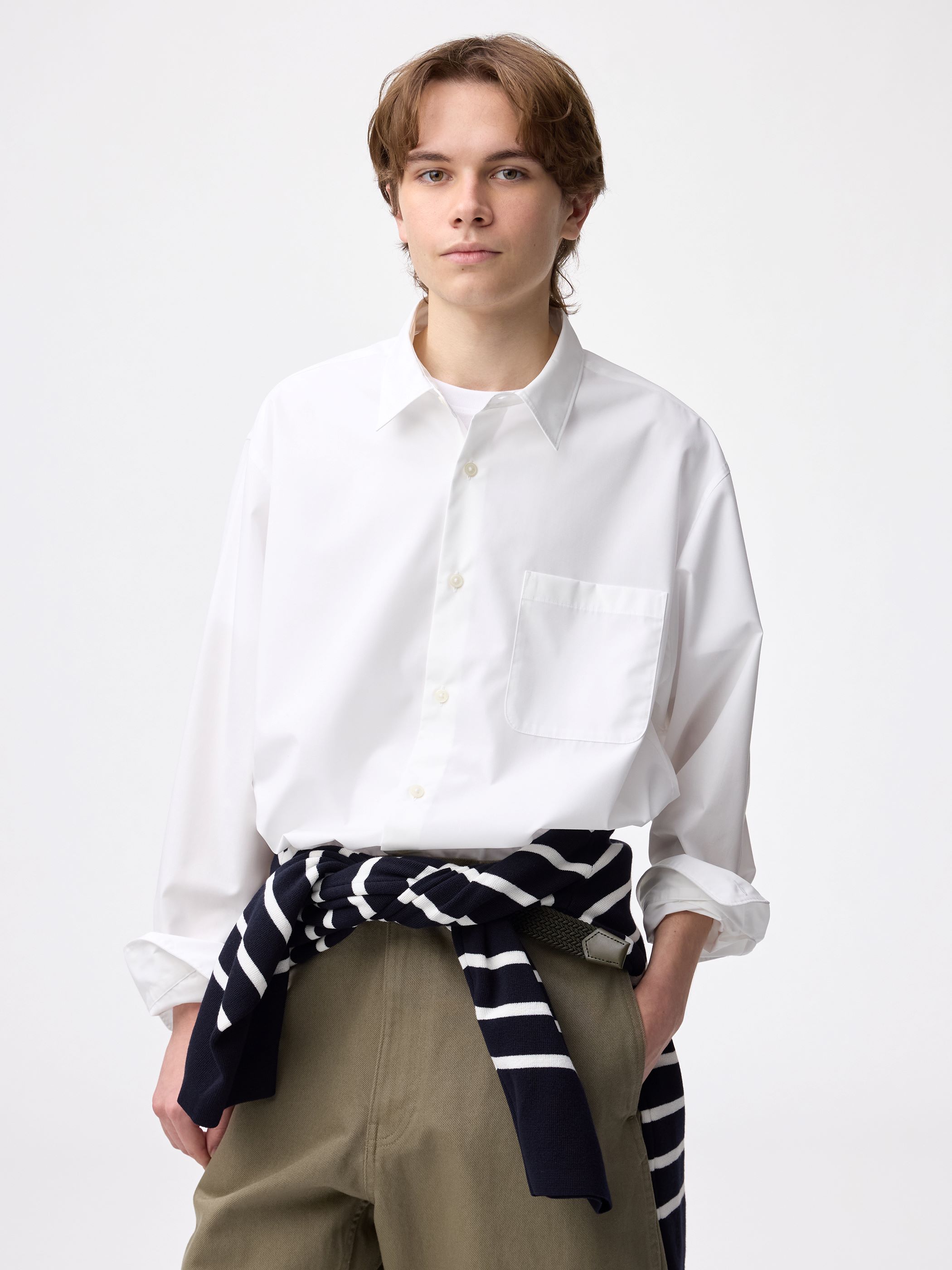 イージーケアブロードシャツ