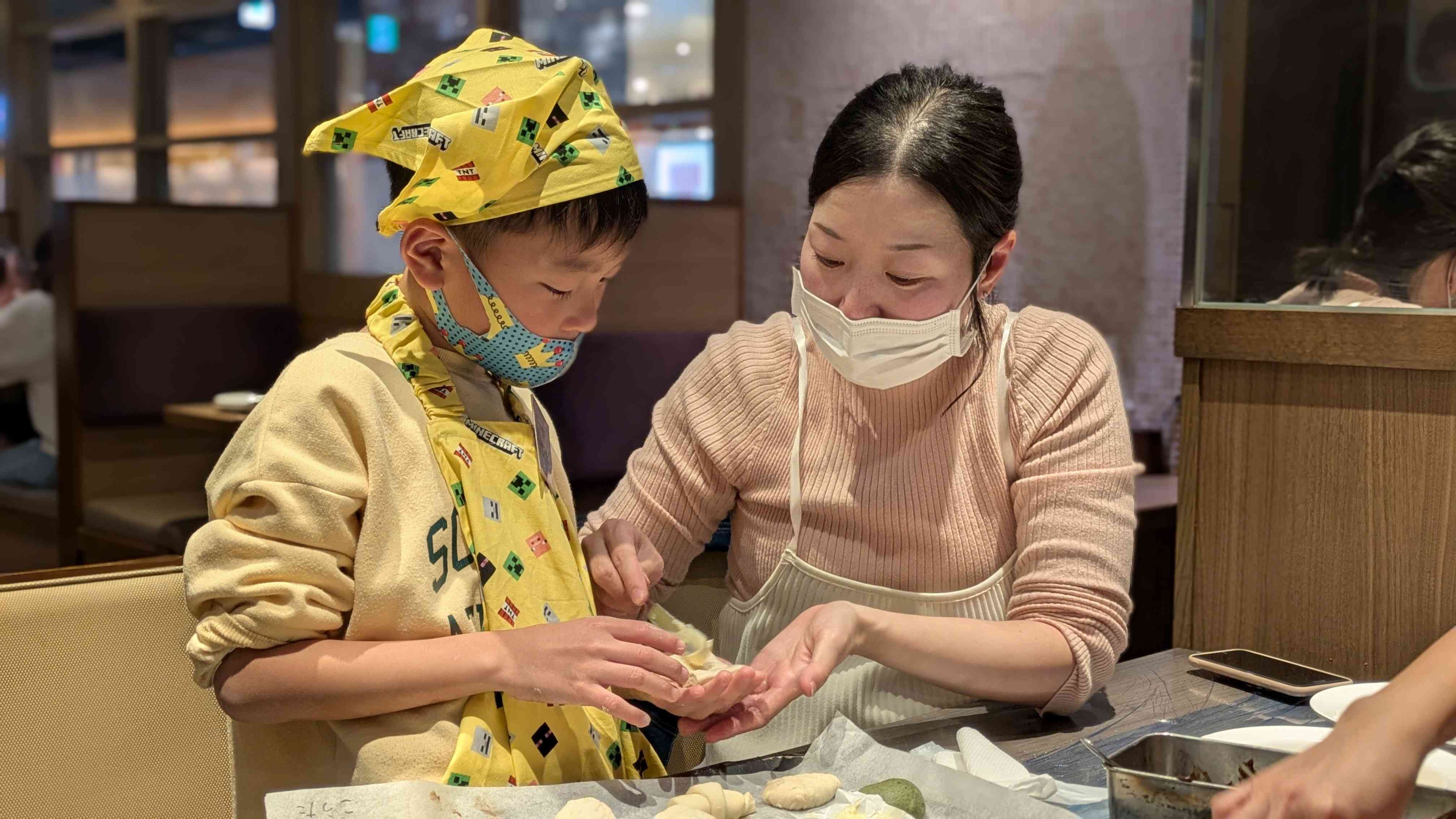 親子パン教室(コースカベイサイドストアーズ)