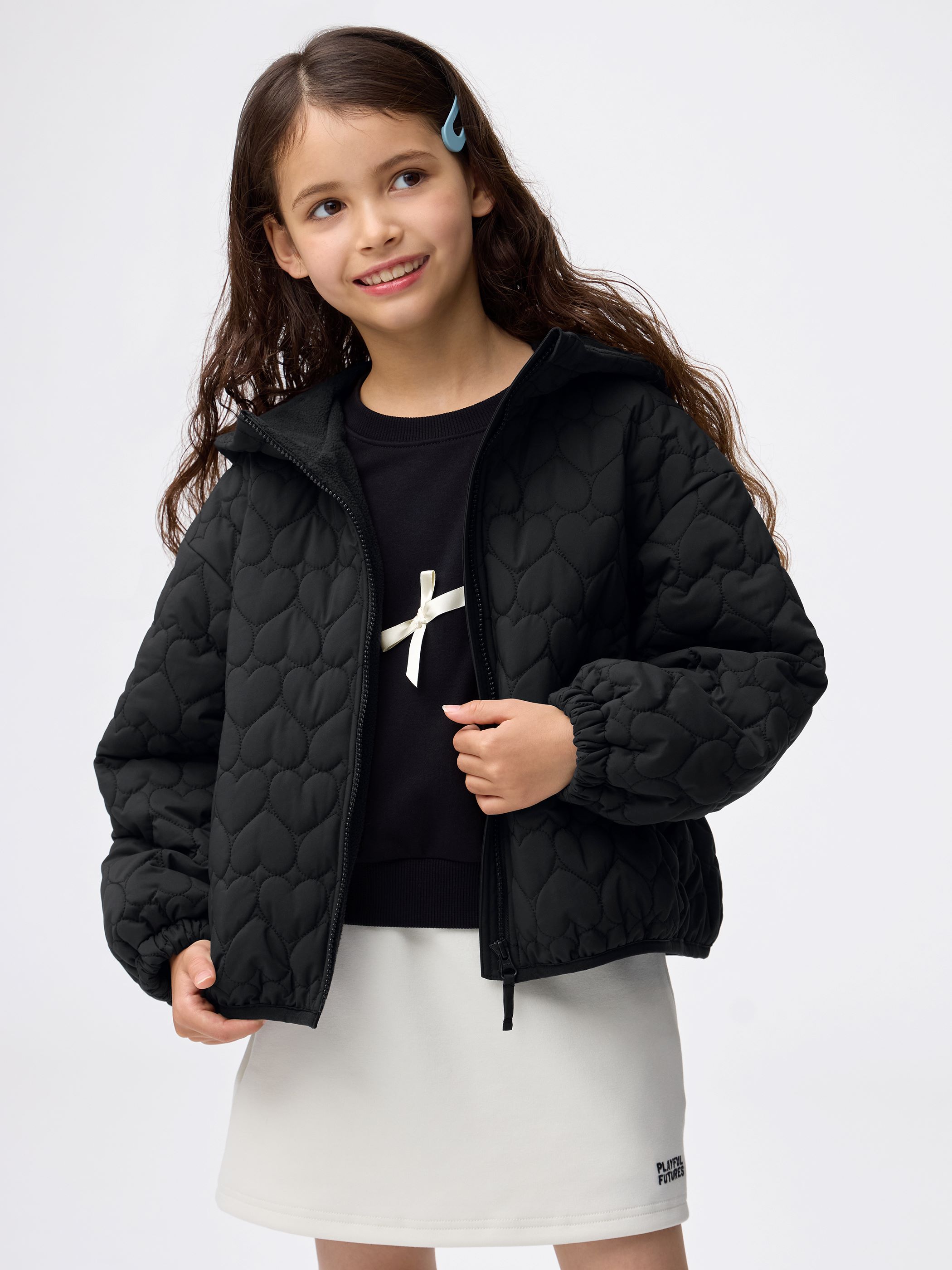 ウォームパデッドキルティングブルゾン