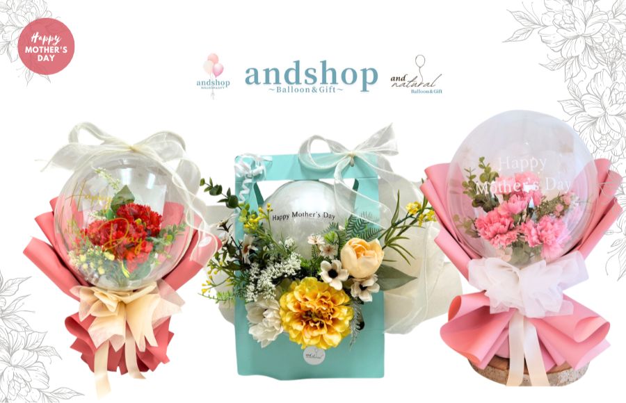 母の日期間限定♪バルーンギフトの「andshop」がPOP UPで登場！
